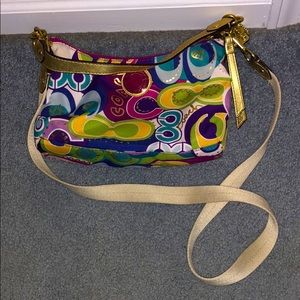 Coach Signature Poppy Pop C Graffiti Crossbody Bag